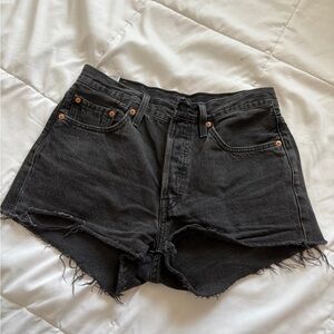 Levi's Women's Black Jean Shorts